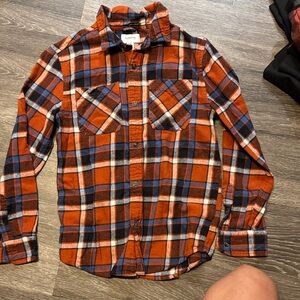 Levi's Vibrant Plaid Button-Up Shirt